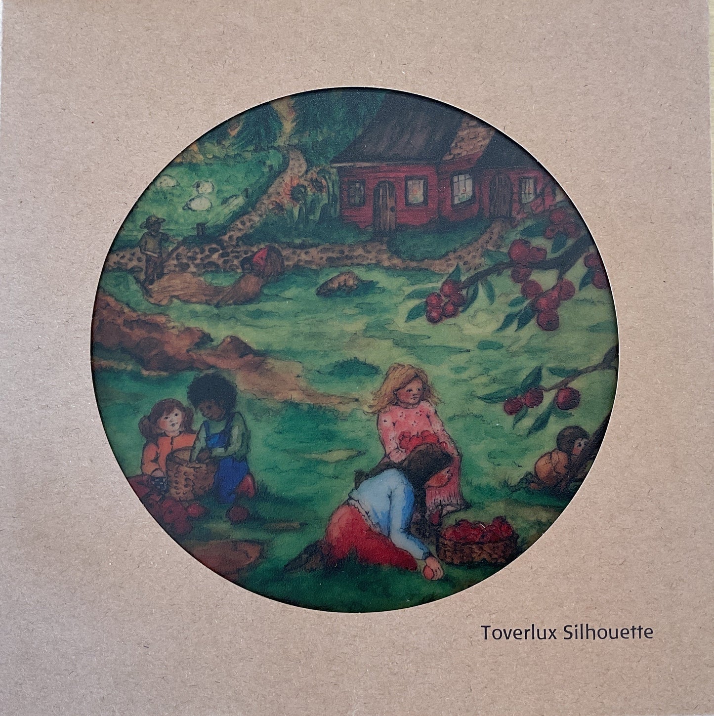Eentje van Margo- Red Cottage Autumn (Toverlux Silhouette)