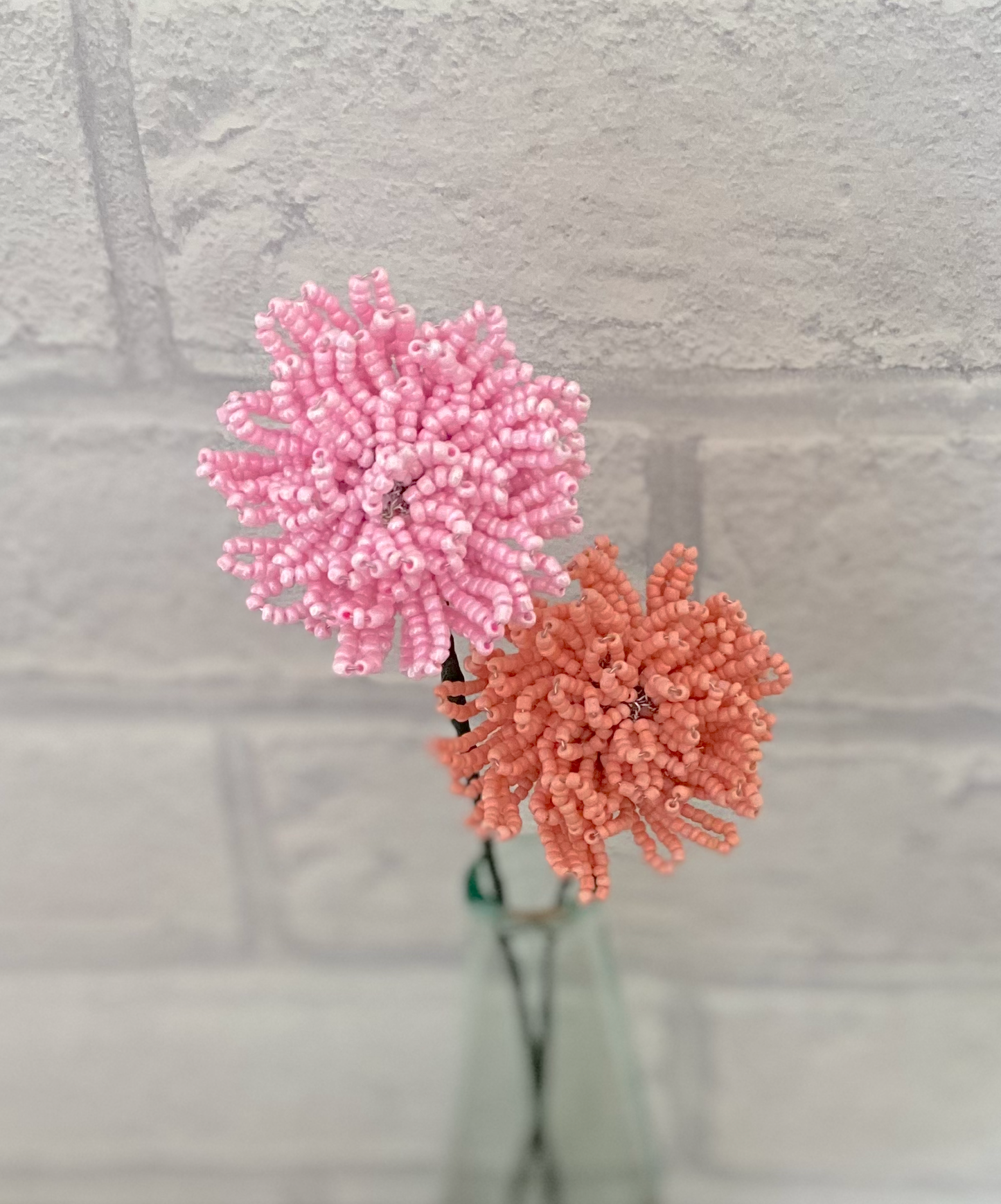 Beaded Flower Craft Kit - Chrysanthemum. A creative gift idea.