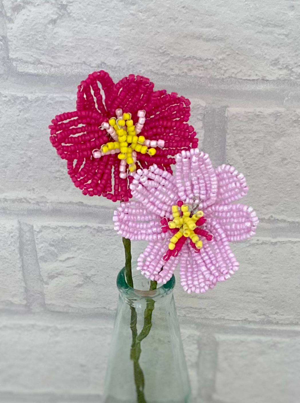 Beaded Flower Craft Kit - Cosmos. A creative gift idea.