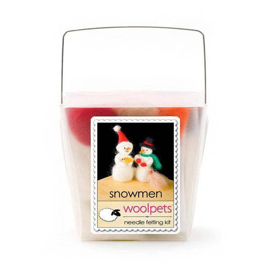 Snowmen Felting Kit