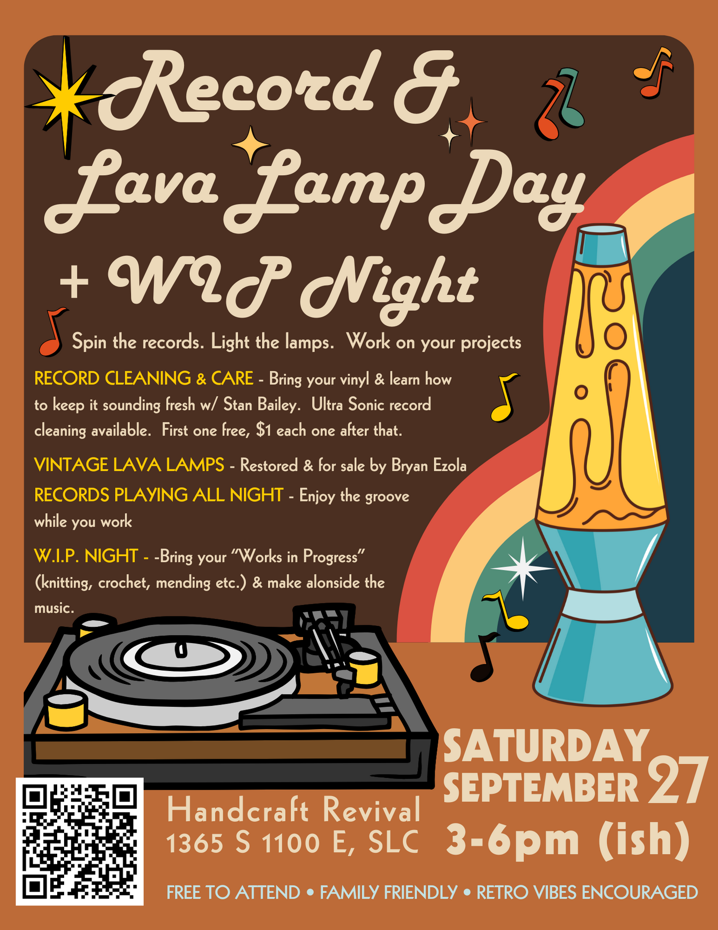 {9/27} Record Cleaning & Lava Lamps