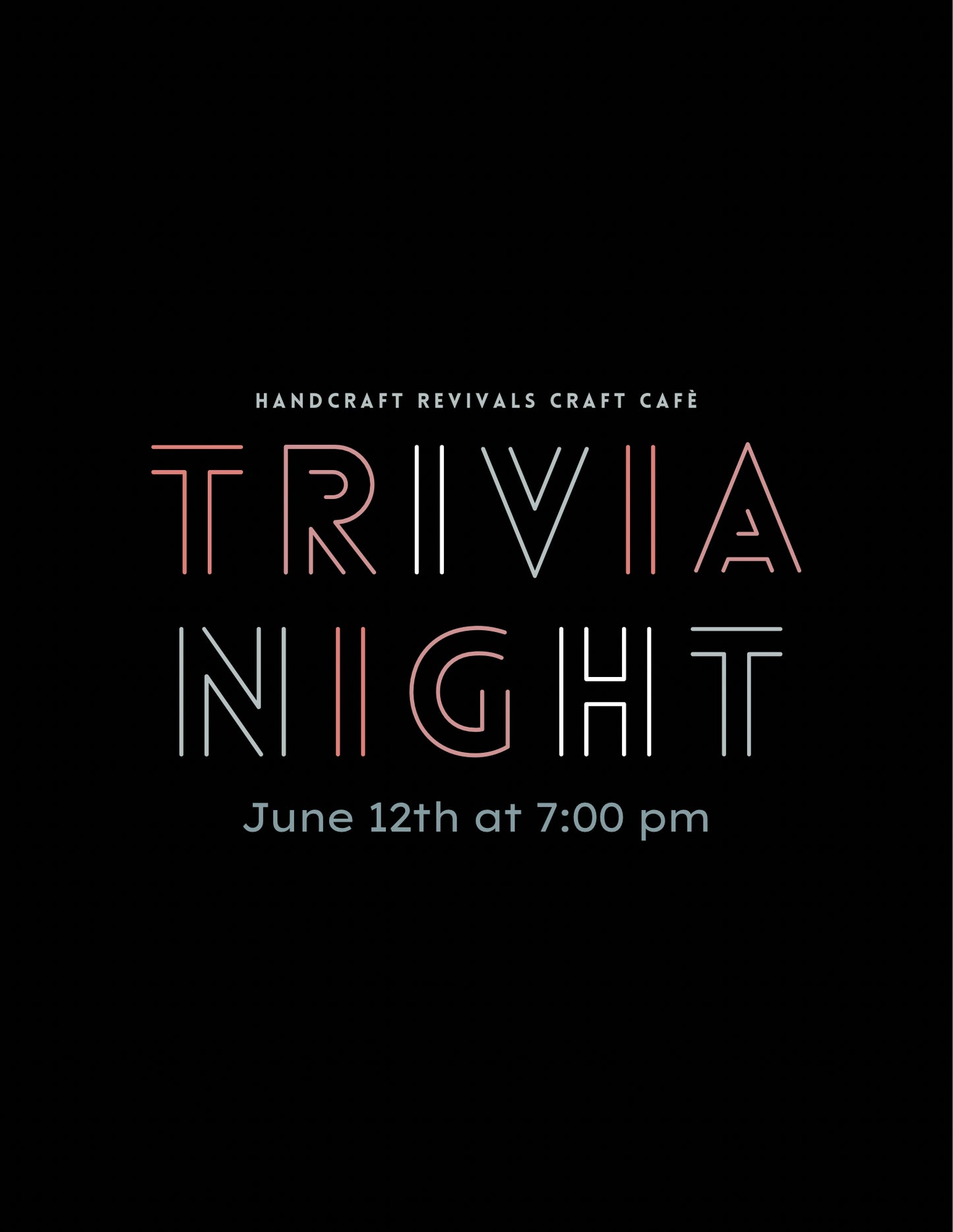 {6/12} Craft Café Trivia Night