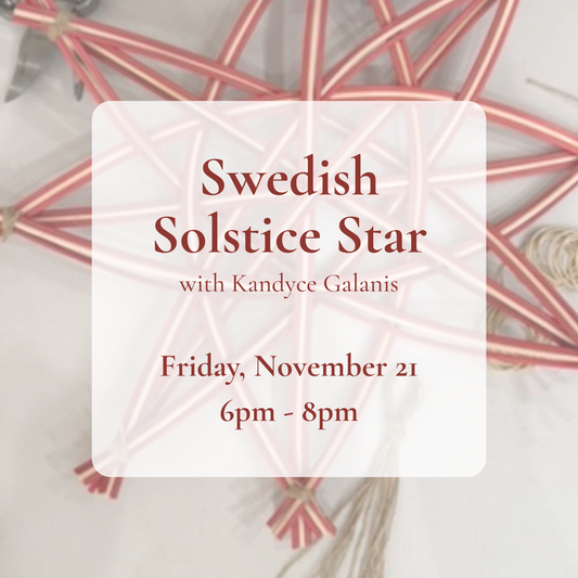 {11/21} Swedish Solstice Star Workshop