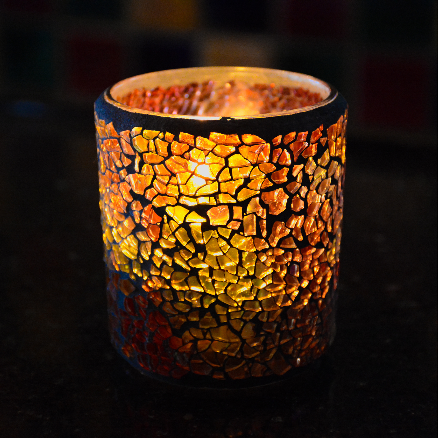 {1/17}Folkcraft Social: Mosaic Candle Vessels