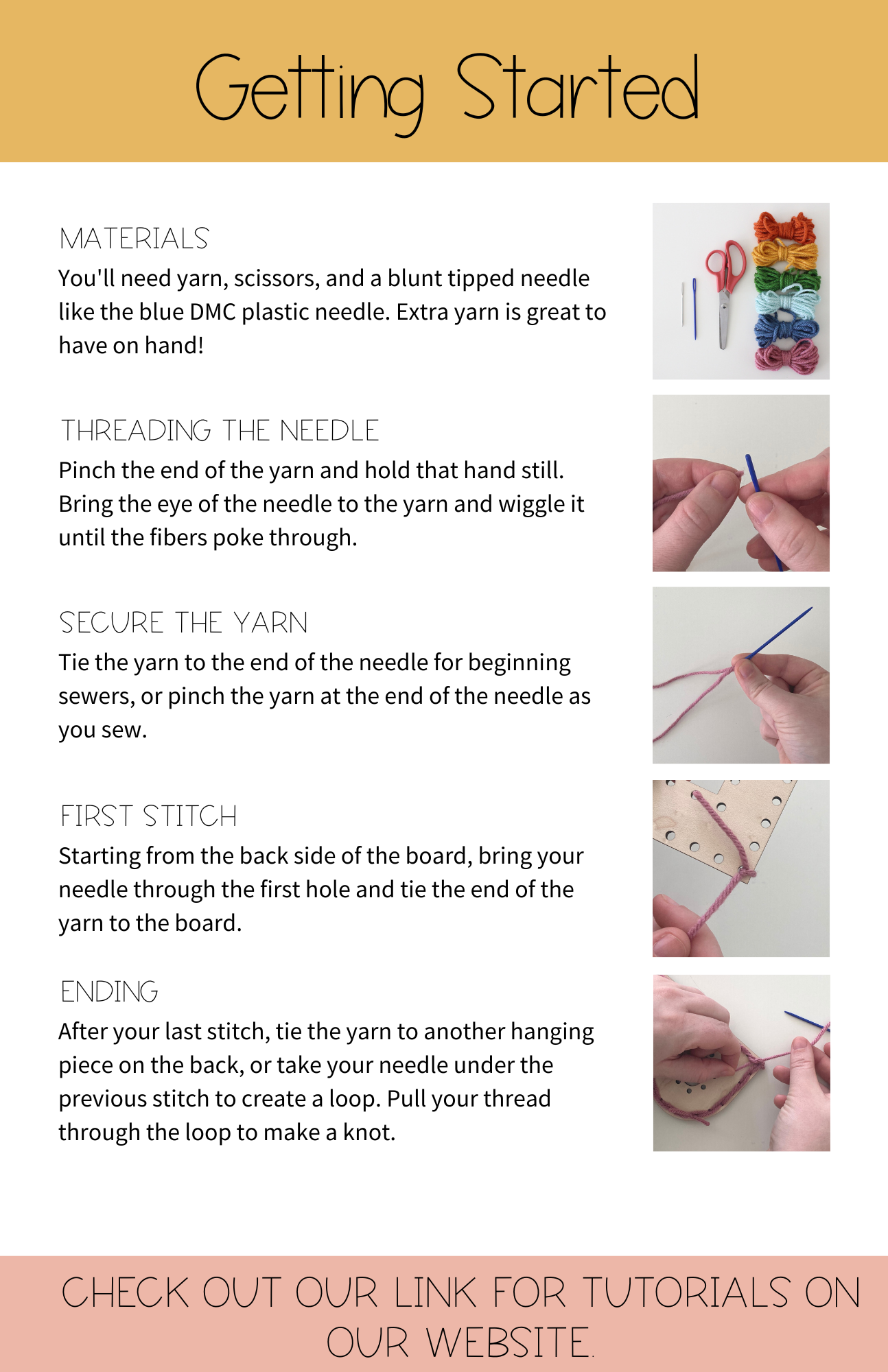 Wood Yarn Kit - Rainbow