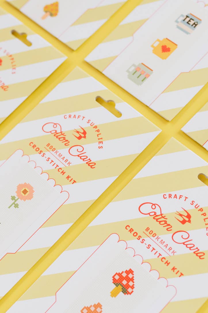 Autumn/Halloween Counted Cross Stitch Bookmark Kit