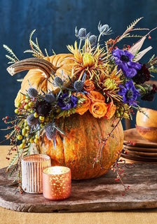 {10/22} Autumn Pumpkin Florals with La Fleur Floral Design