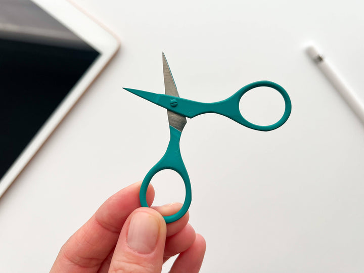 Small needlecraft scissors, tiny embroidery scissors