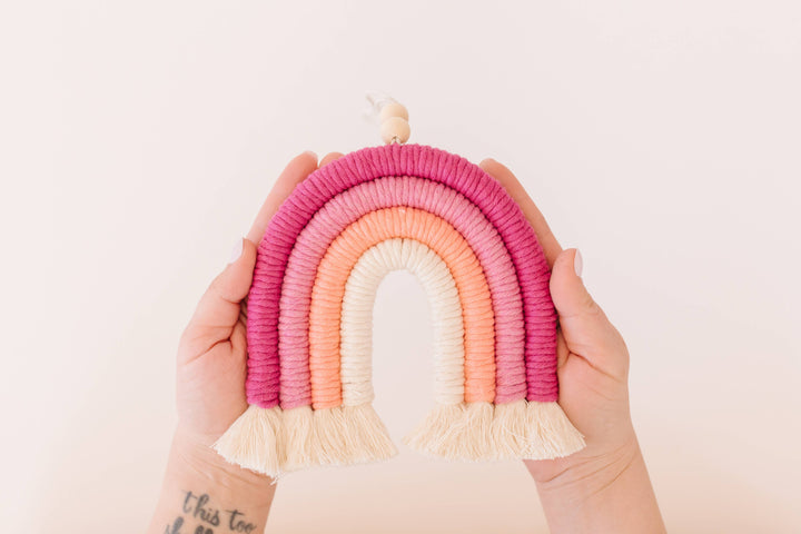 DIY Rainbow Fiber Art Kit