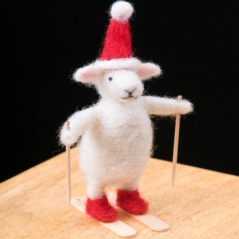 Ski Sheep Felting Kit