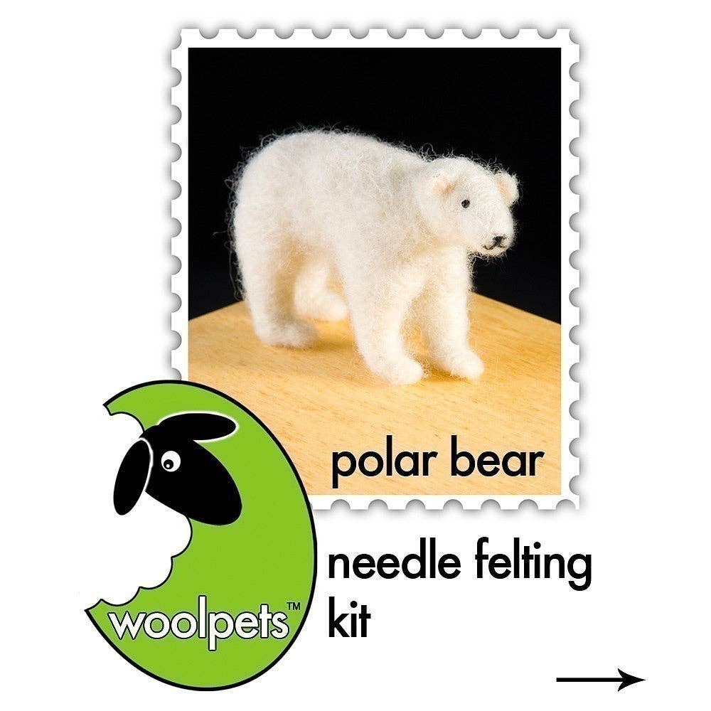 Polar Bear Felting Kit
