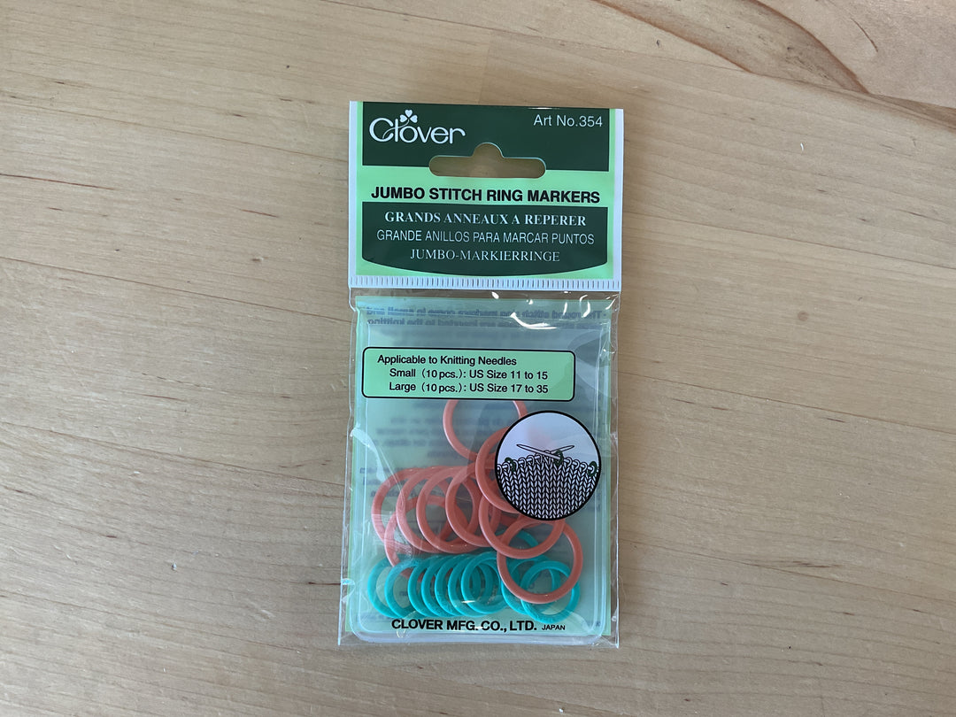 Clover Jumbo Stitch Ring Markers