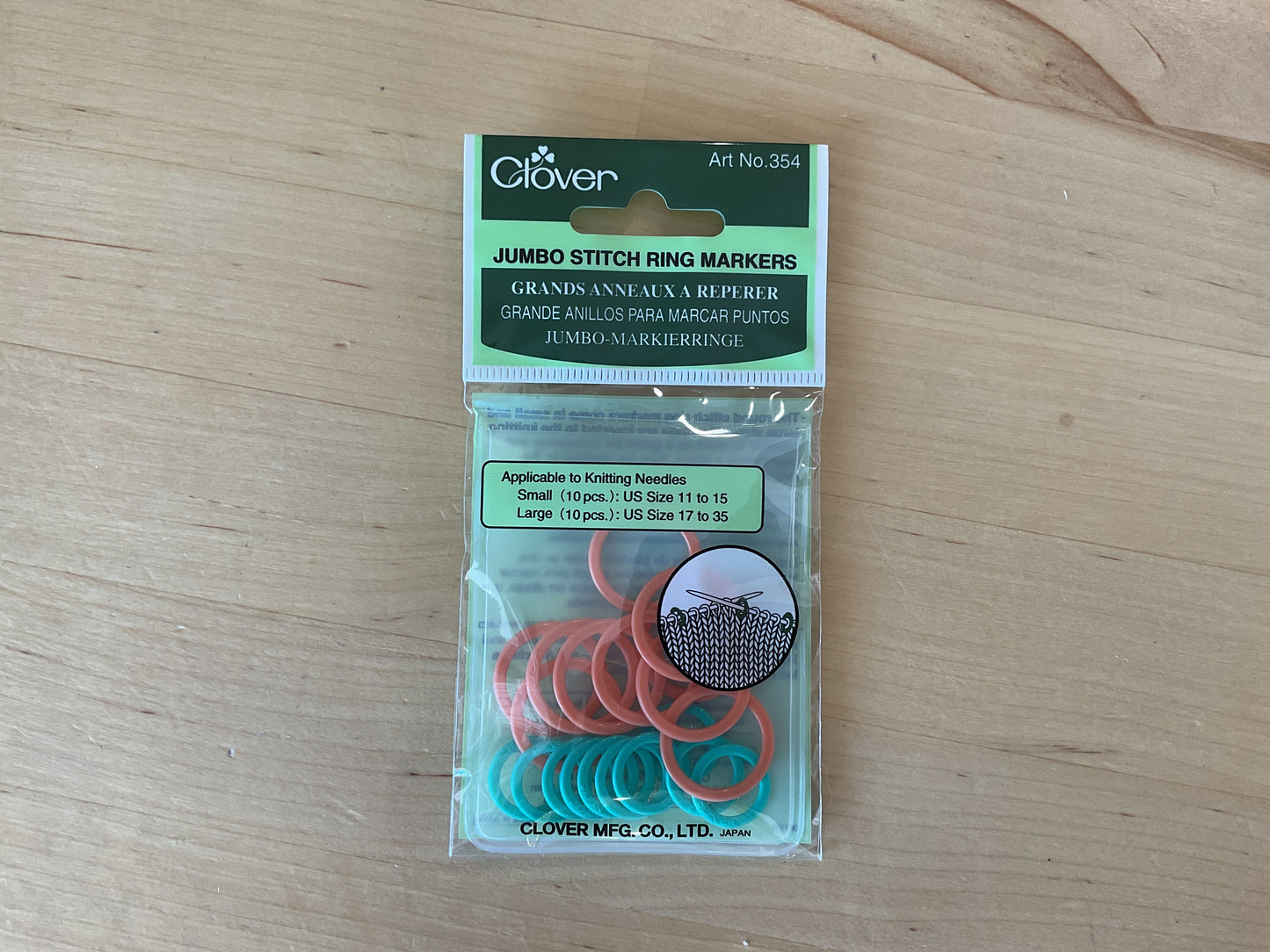 Clover Jumbo Stitch Ring Markers