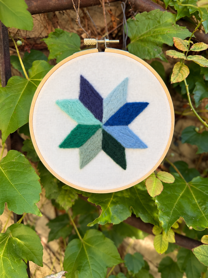{12/3} Felted Quilt Stars | A Folkcraft Social with Proper Mountain Women