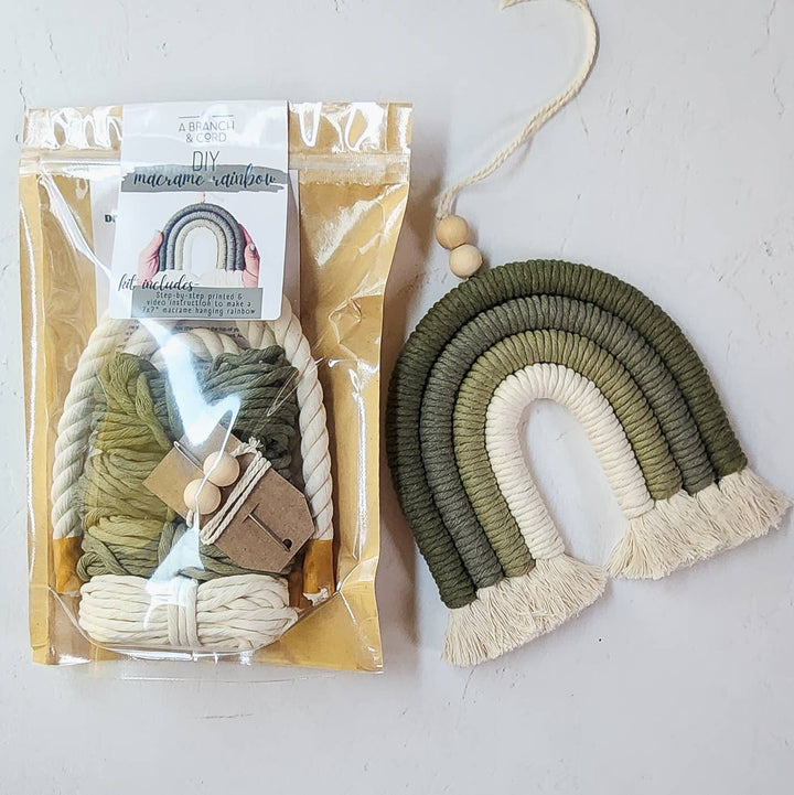 DIY Rainbow Fiber Art Kit