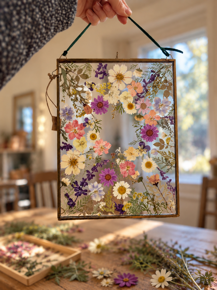 {2/13} Pressed Flower Frames | Galentine’s Folkcraft Social