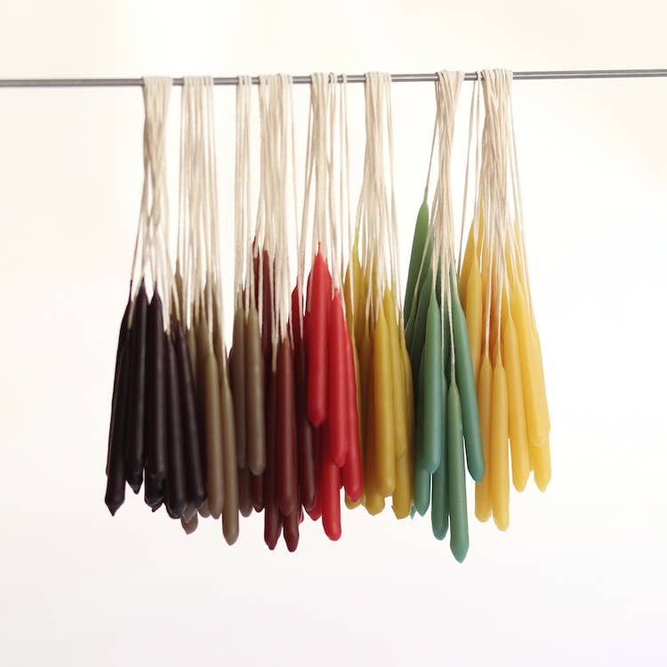 20-Minute Hand-Dipped Beeswax Candles