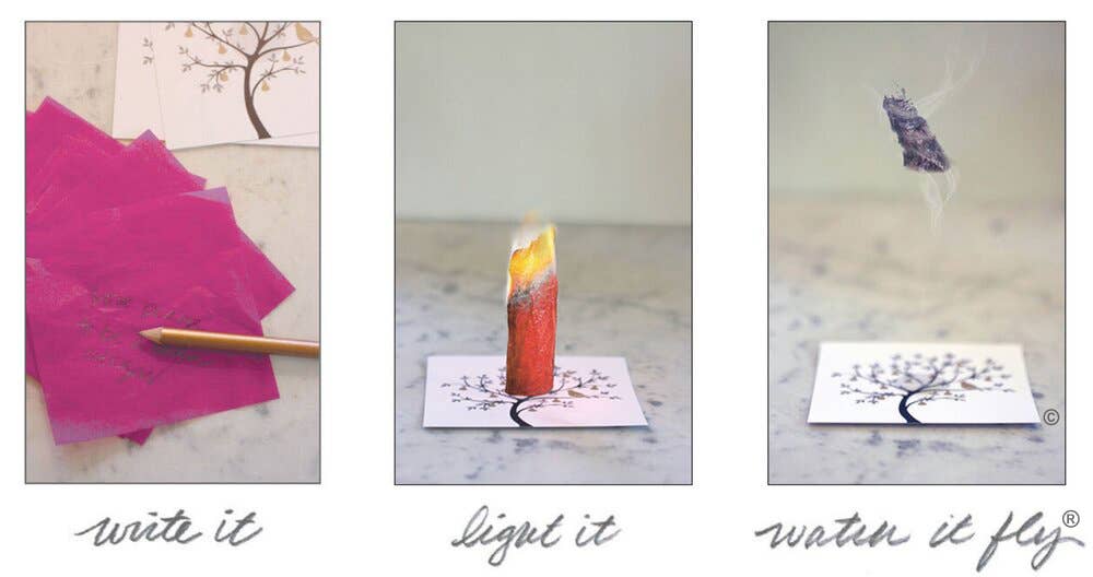 HUMMINGBIRD — Flying Wish Paper® Standard Mini WISHING KIT™