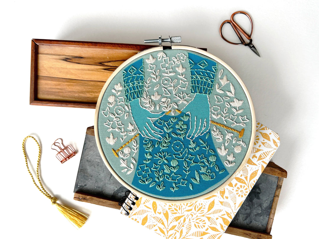 Knit | Embroidery Kit by Rikrack