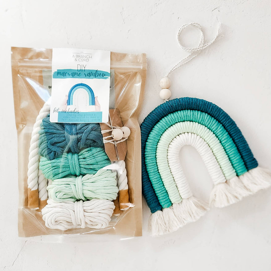 DIY Rainbow Fiber Art Kit