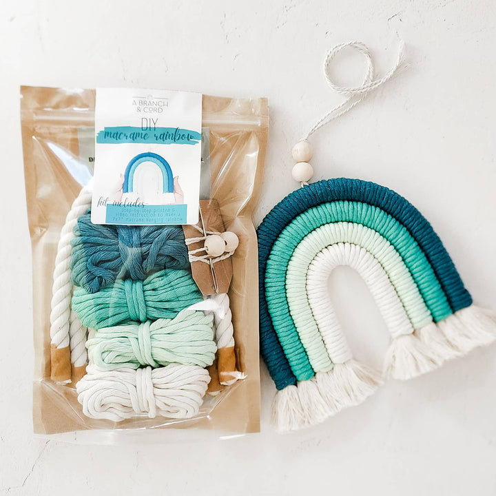 DIY Rainbow Fiber Art Kit