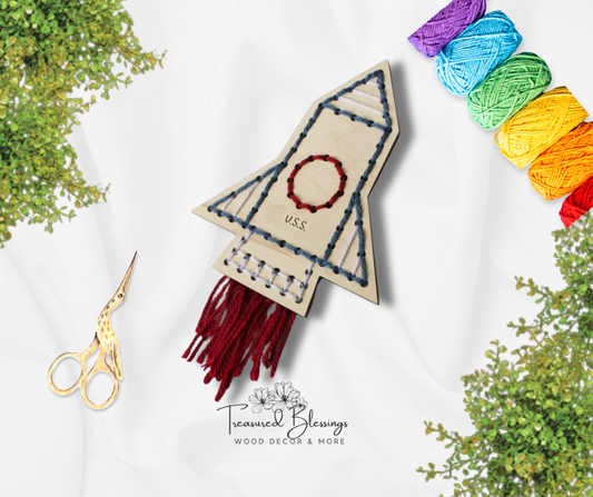 Wood Yarn Kit - Spaceship