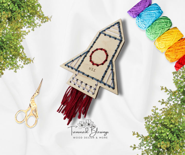 Wood Yarn Kit - Spaceship