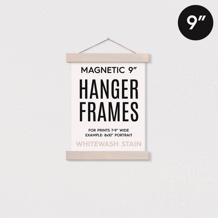 9" MAGNETIC Poster Hanger Frame for 8x10" Portrait Prints
