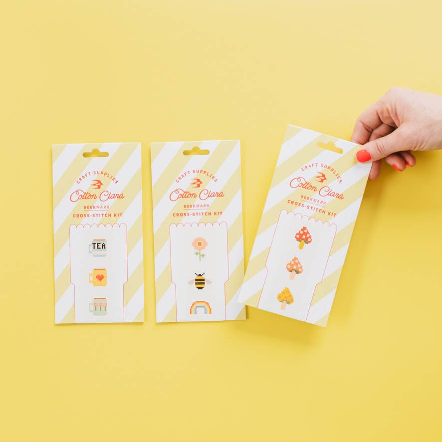 Autumn/Halloween Counted Cross Stitch Bookmark Kit