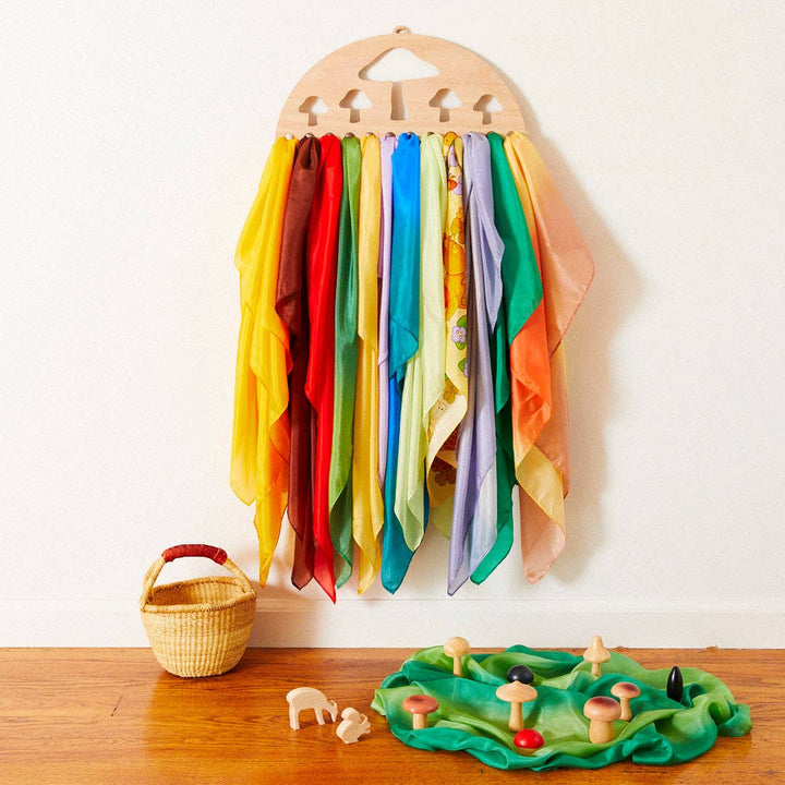 Large Mushroom Playsilk Display - Playsilk Hanger