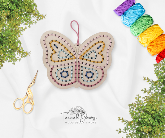 Wood Yarn Kit - Butterfly