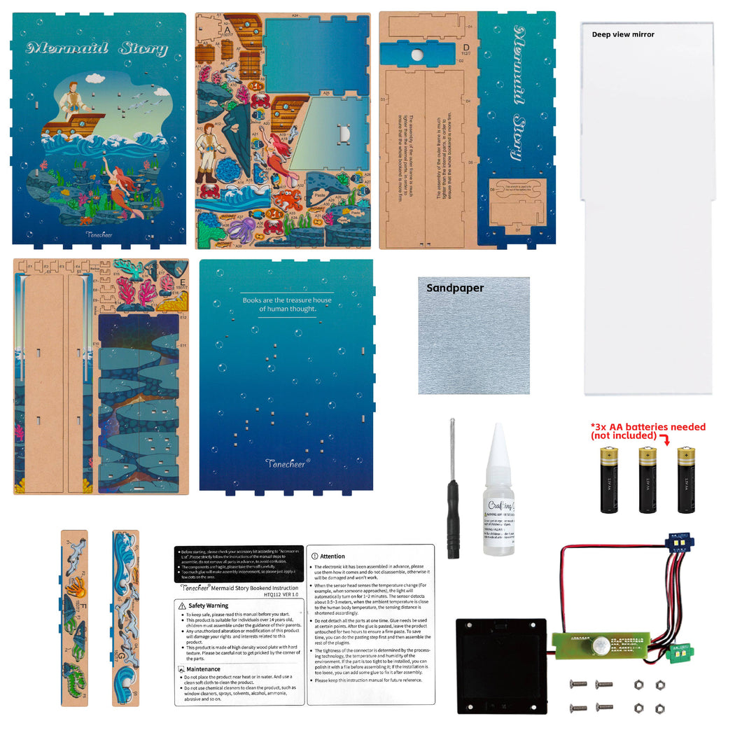 Underwater Mermaid – DIY Book Nook Kit