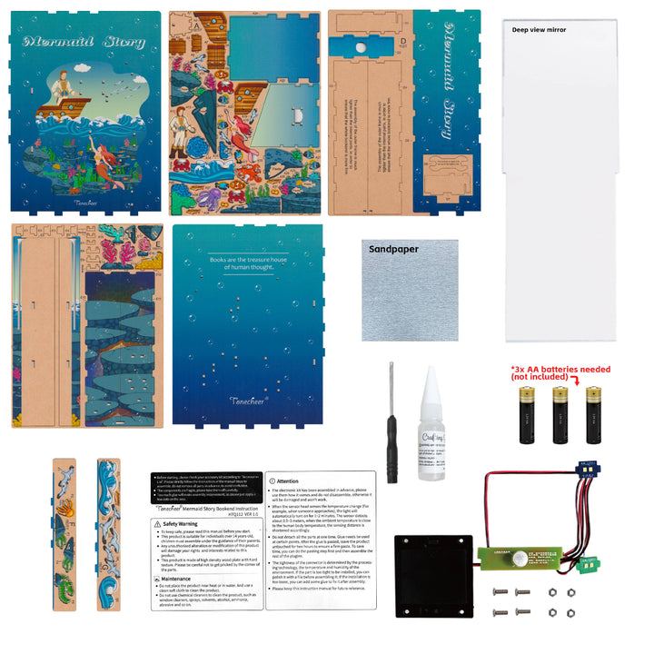 Underwater Mermaid – DIY Book Nook Kit