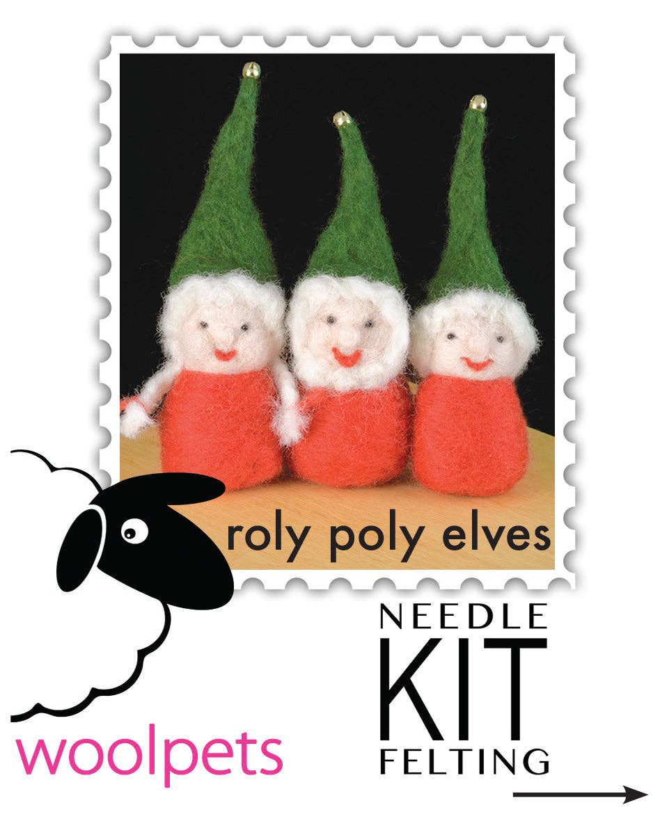 Roly Poly Elves Felting Kit