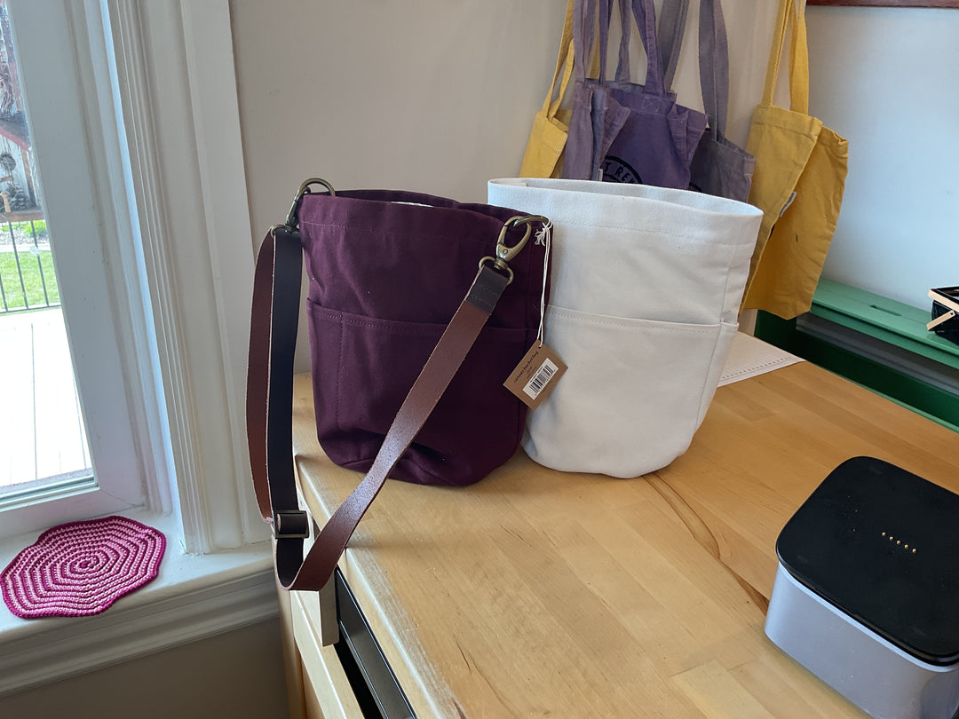Canvas Bucket Bag