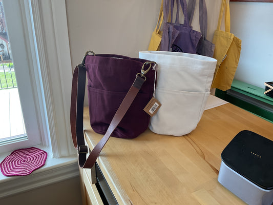 Canvas Bucket Bag