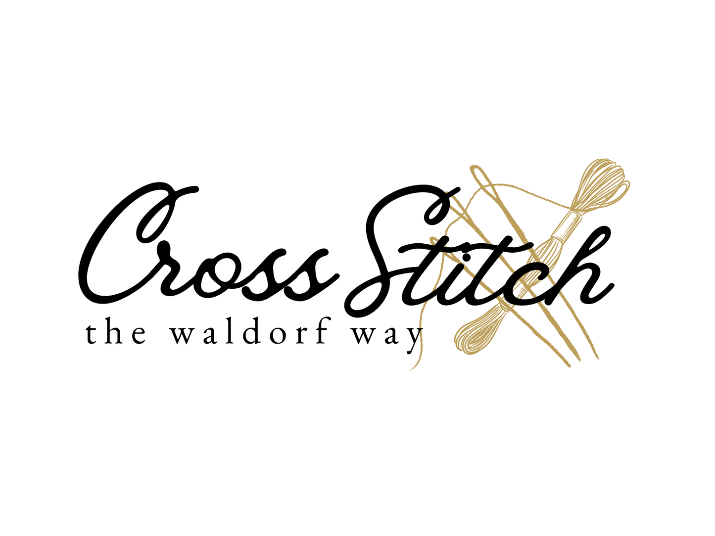 {11/7} Beginning Cross-Stitch—the Waldorf Way: Watercolor Bookmark