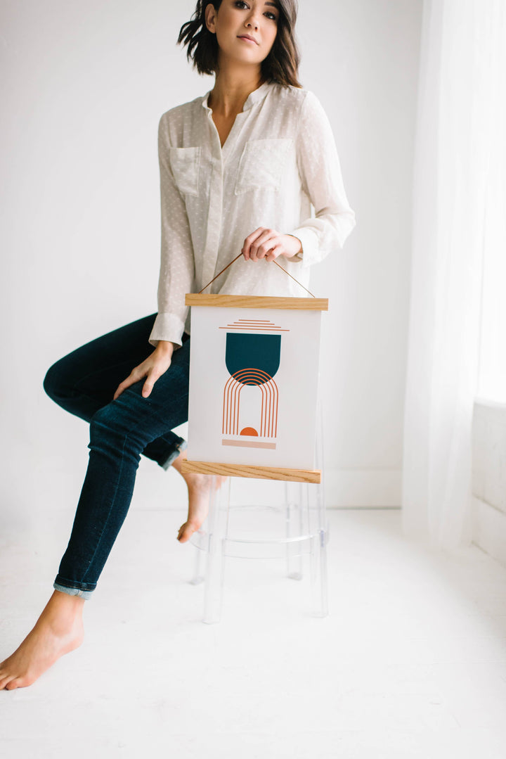 9" MAGNETIC Poster Hanger Frame for 8x10" Portrait Prints