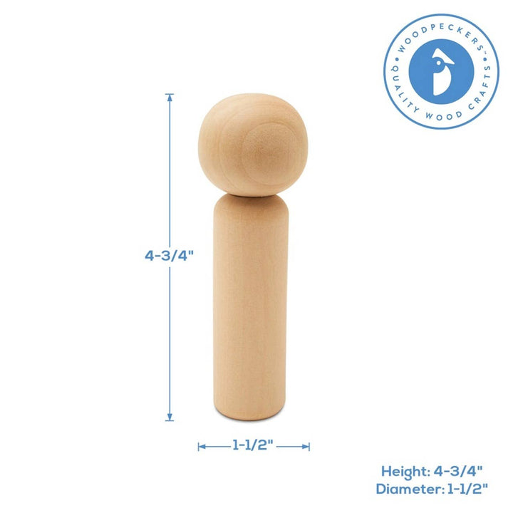 Wood Peg Dolls