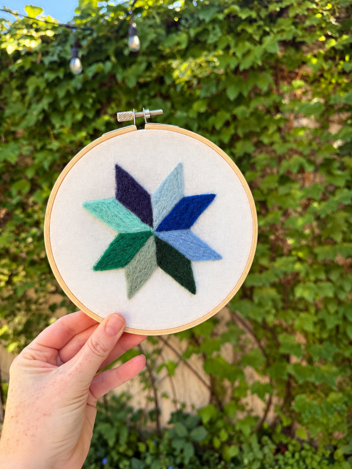 {12/3} Felted Quilt Stars | A Folkcraft Social with Proper Mountain Women