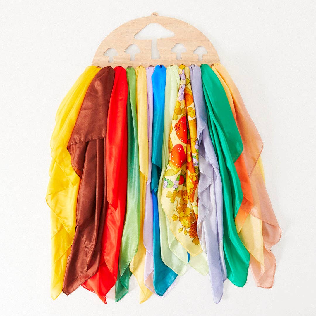 Large Mushroom Playsilk Display - Playsilk Hanger