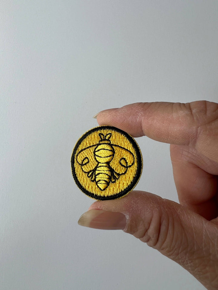 Bee | Embroidered Needle Minder by Rikrack