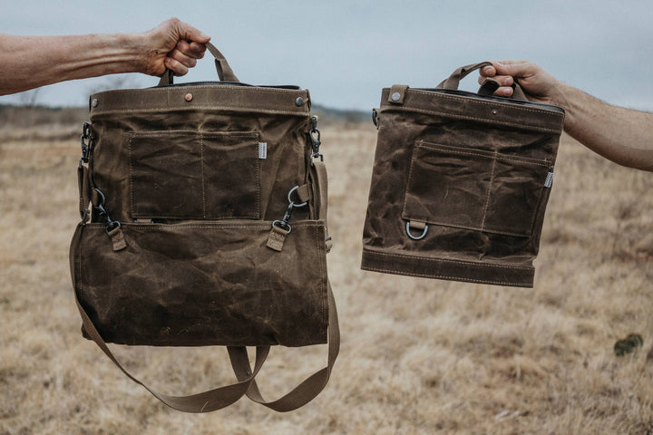 Harvesting &amp; Gathering Bag- Waxed Canvas