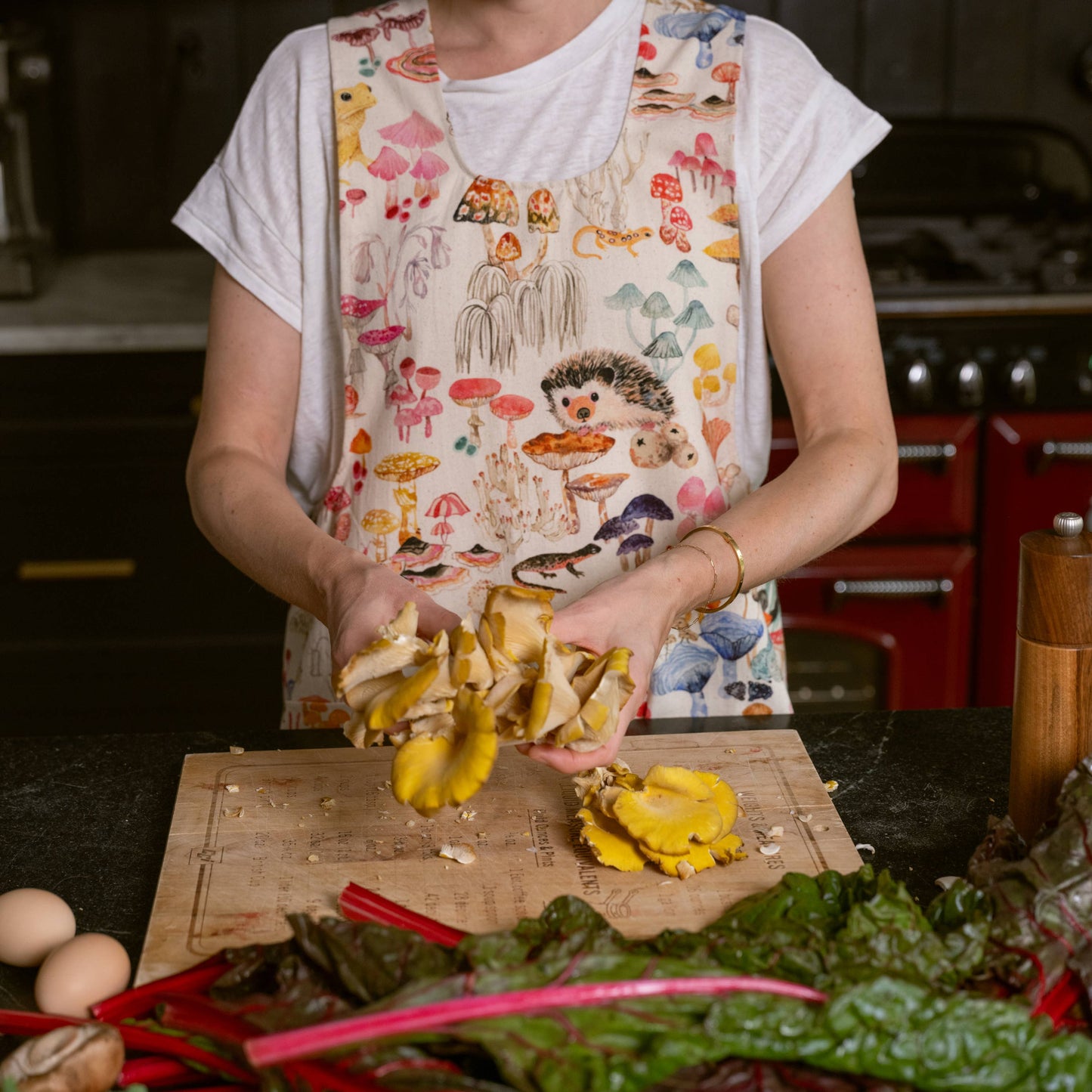 Mushroom Apron-Pinafore