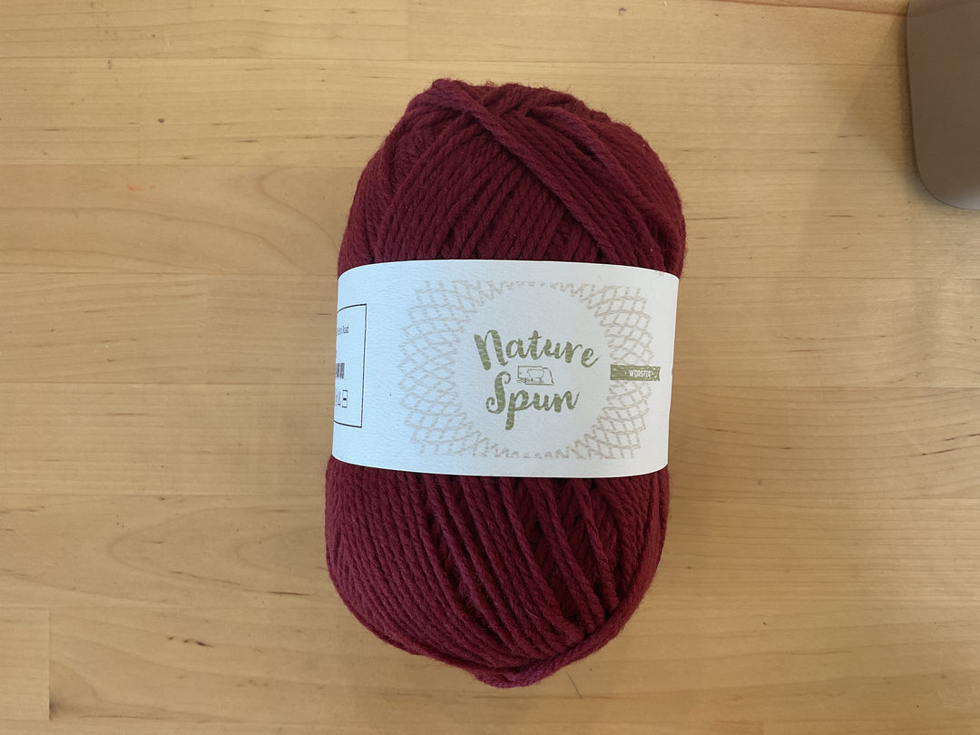 Nature Spun 100% wool yarn worsted (Brown Sheep)