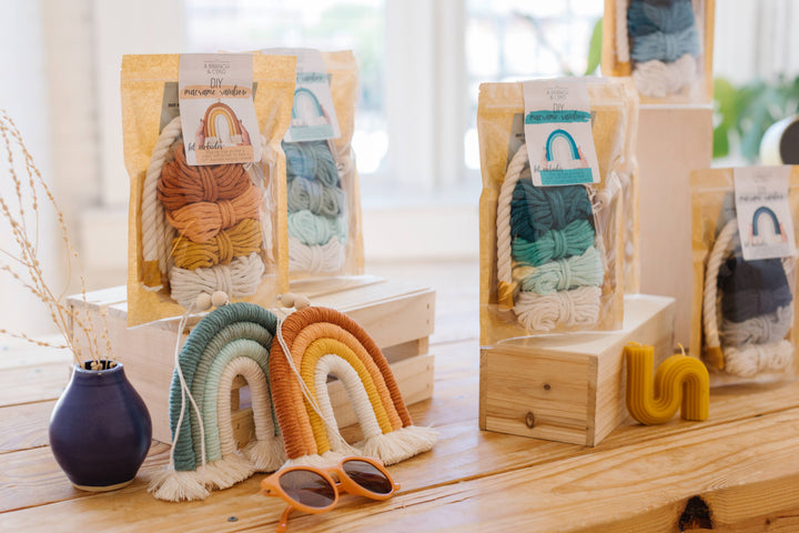 DIY Rainbow Fiber Art Kit