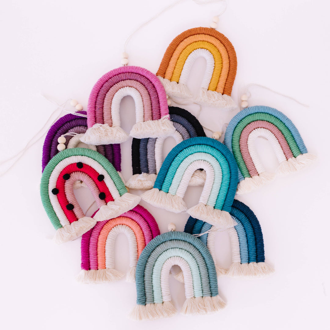 DIY Rainbow Fiber Art Kit