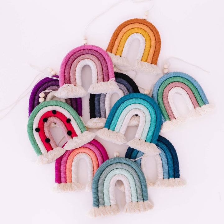 DIY Rainbow Fiber Art Kit