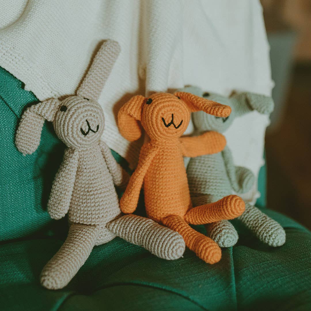 My First Bunny Organic Baby Rattle