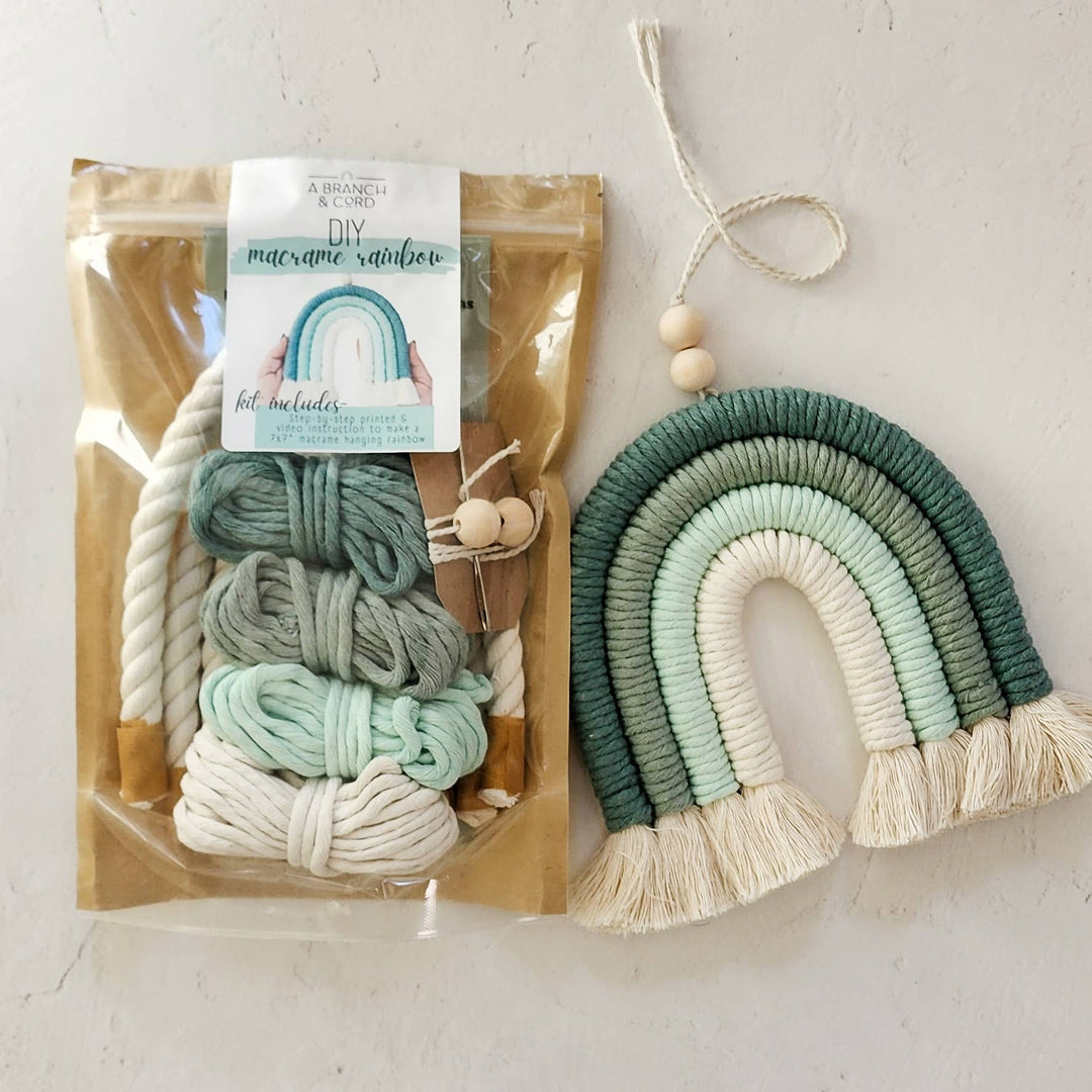 DIY Rainbow Fiber Art Kit